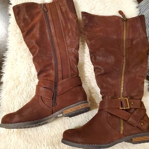 Torrid brown knee high boot